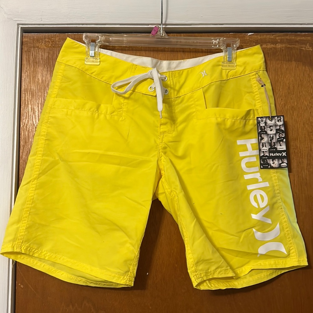 NWT Hurley Yellow Board Shorts Size 5 and 7 available
